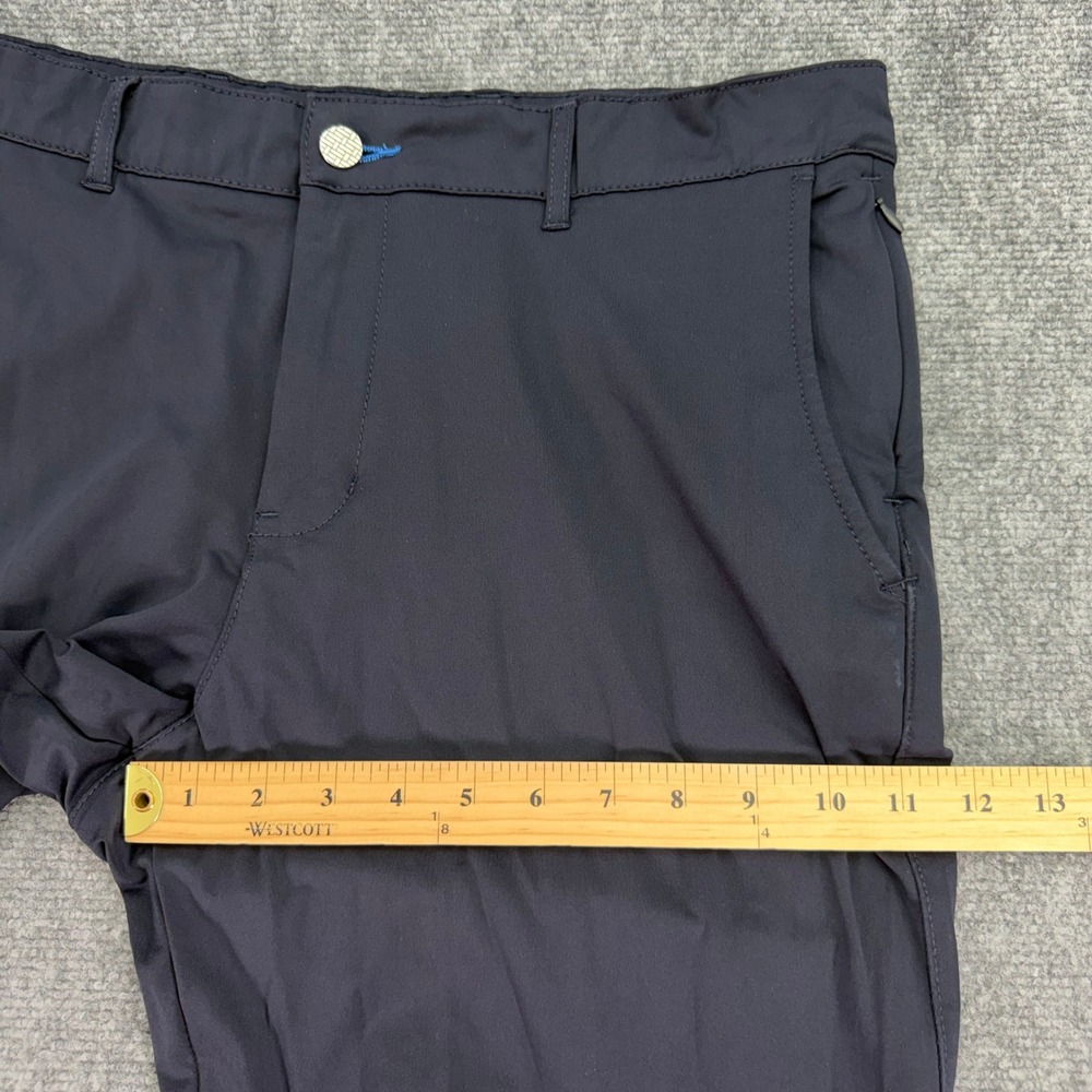Twillory Pants Men 36x34 (Fit 36x31.5) Navy Trim Fit Technical Fabric Stretch - Picture 12 of 16